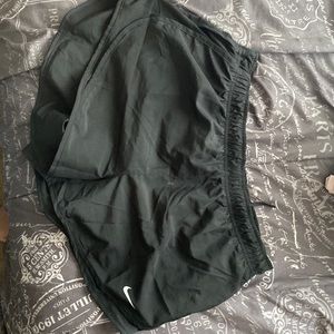 Large black pair of Nike athletic shorts